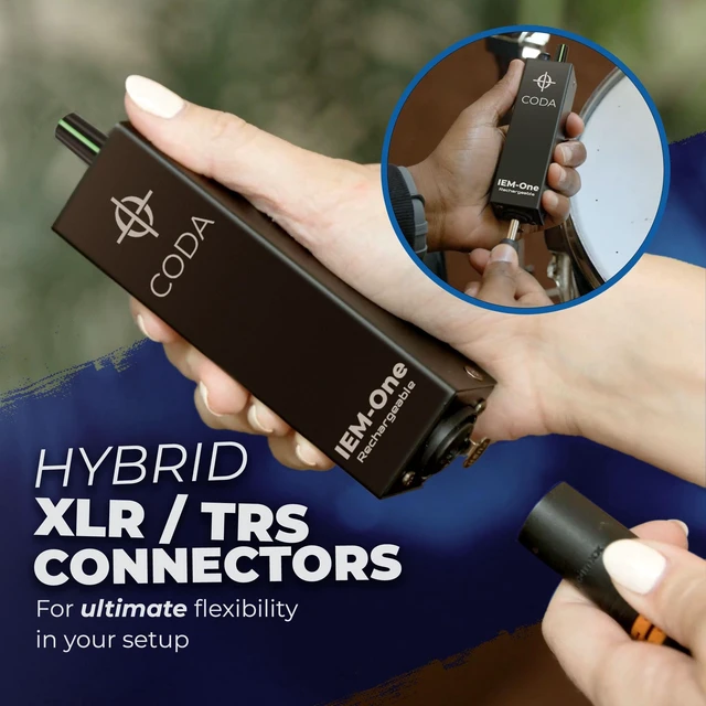 Alt view image 2 of 5 - Wired in-Ear Monitor Amplifier - Single Channel Rechargeable Headphone Amp