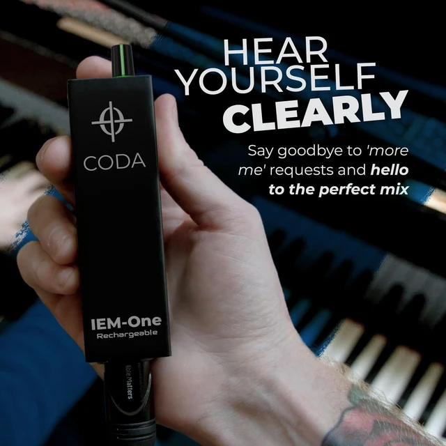 Alt view image 3 of 5 - Wired in-Ear Monitor Amplifier - Single Channel Rechargeable Headphone Amp
