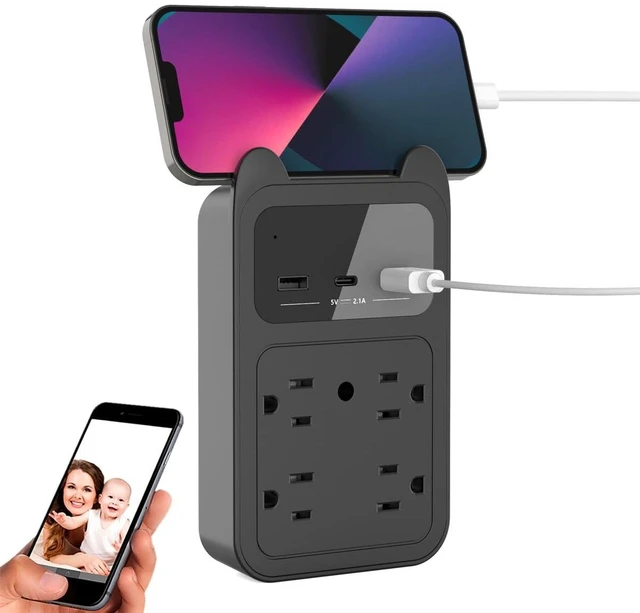 Main image of 2026 4K HD Wall Outlet Hidden Camera, Wireless Indoor Security Nanny Cam
