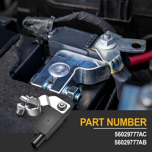 Alt view image 4 of 5 - Negative Battery Sensor Cable Terminal Compatible with 2017-2019 Grand Cherokee 2017-2019 Durango 2017-2025 Compass 2017-2024 Ram 1500 Replaces 56029777AC 56029777AB
