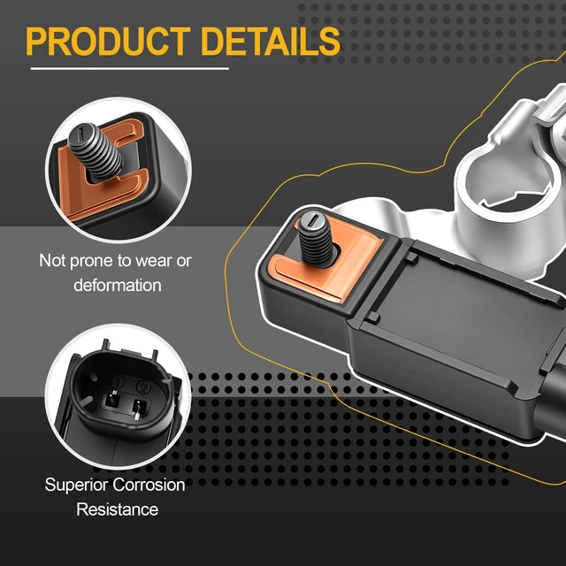 Alt view image 5 of 5 - Negative Battery Sensor Cable Terminal Compatible with 2017-2019 Grand Cherokee 2017-2019 Durango 2017-2025 Compass 2017-2024 Ram 1500 Replaces 56029777AC 56029777AB