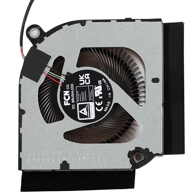 Alt view image 2 of 5 - CPU+GPU Cooling Fan for Acer Predator Helios PH315-55 PH317-55 317-56 12V
