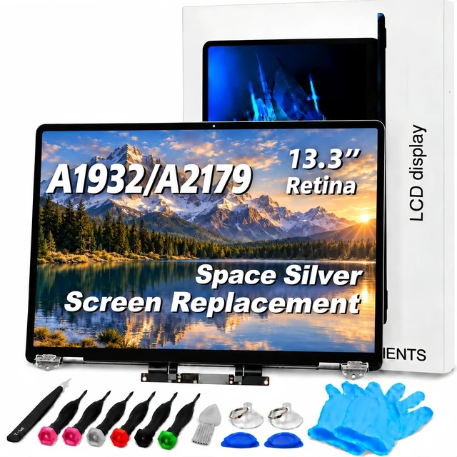 Main image of Lihavqyx A1398 Screen Replacement for 15.4 inches MacBook Pro Retina Mid 2015 Year 2880x1800 LCD Full Assembly for EMC 2909 2910 Silver