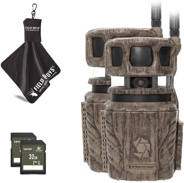 Alt view image 9 of 15 - Stealth Cam Revolver 36MP 360-Degree Cellular Trail Camera with 1/4-Inch Threaded Mount and 12V DC Auxiliary Jack