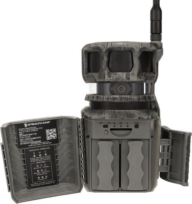 Alt view image 13 of 15 - Stealth Cam Revolver 36MP 360-Degree Cellular Trail Camera with 1/4-Inch Threaded Mount and 12V DC Auxiliary Jack