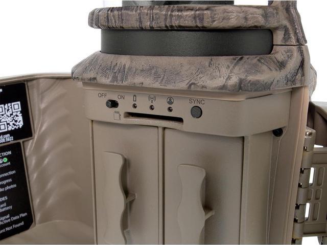 Alt view image 15 of 15 - Stealth Cam Revolver 36MP 360-Degree Cellular Trail Camera with 1/4-Inch Threaded Mount and 12V DC Auxiliary Jack