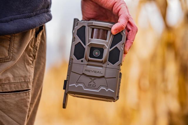 Alt view image 7 of 7 - TACTACAM Reveal X Gen 3.0 Cellular Trail Camera - Multi Carrier, HD Photos & Videos, Pre-Installed Antenna, Built-in GPS, Low-Glow IR Flash, Fast Trigger Speed + Reveal Solar Panel and 32GB SD Card