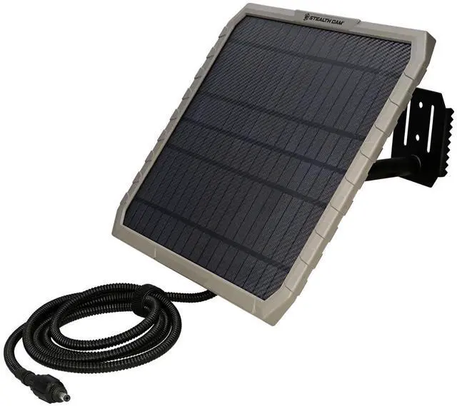 Alt view image 8 of 13 - Stealth Cam FieldMax External EX 3000 mAh Solar Battery Pack with 10-Inch Solar Panel for Revolver, Flashback, Deceptor Max, and Fusion Max Cellular Trail Cameras