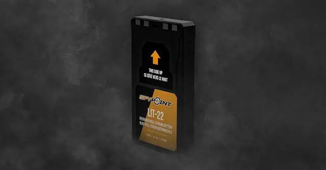 Alt view image 7 of 7 - SPYPOINT LIT-22 Rechargeable Lithium Battery Pack (7.4V, 5.4Ah) for Cellular Trail Cameras, Compatible with Flex Series (M, Dark, S-Dark, S, G36, Flex-Plus), Includes AC Charging Cable (Pack of 2)