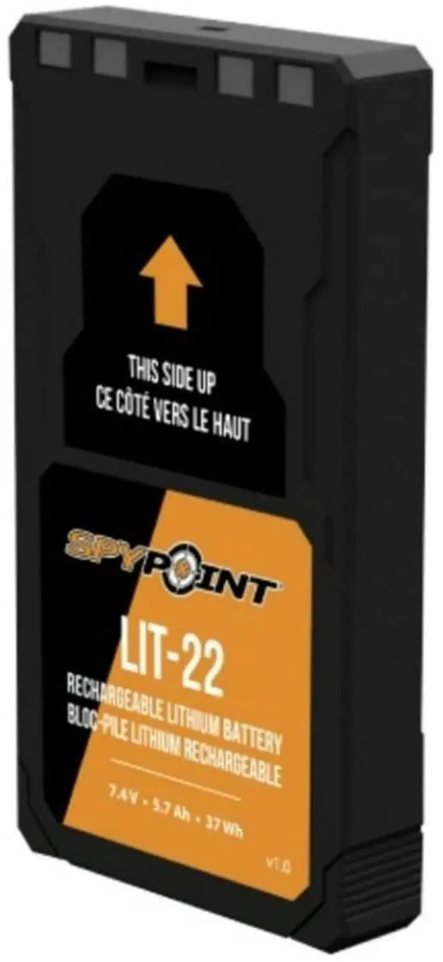 Alt view image 8 of 14 - Spypoint Lit-22 Rechargeable Lithium Battery Pack
