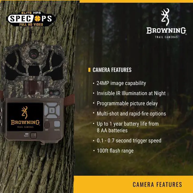 Alt view image 4 of 8 - browning spec ops elite hp5 trail camera