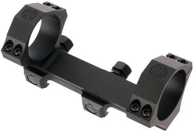 Alt view image 4 of 5 - Sig Sauer Alpha Scope Mount Ring, 34mm, 1.53, 0 MOA, 6061-T6, Black, Small, SOA2
