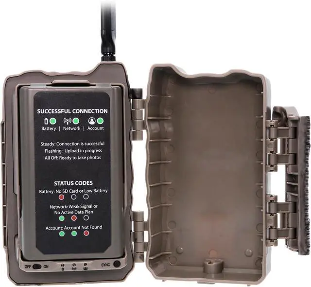 Alt view image 5 of 6 - Stealth Cam Deceptor MAX Dual Sim 40MP Photo & 1440P QHD Video No-Glo LED Hunting Cellular Trail Camera and Sol-Pak Solar Battery Pack, Available on AT&T & Verizon