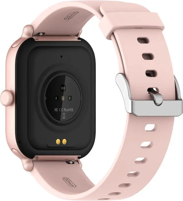 Alt view image 2 of 6 - 1.95" Smart Watch for Women & Men  Fitness Tracker w/ Call Function, Heart Rate/SpO2/Sleep Monitor, IP68 Waterproof, 100+ Sports Modes, Compatible with Android & iPhone (Pink)