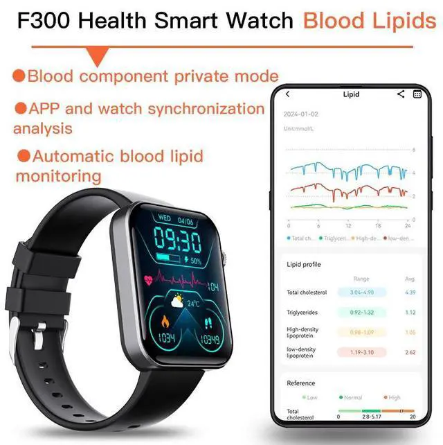 Alt view image 5 of 7 - Wise Time 2.10 Inch HD Health Smart Watch For Men | Accurate Heart Rate Blood Oxygen Blood Pressure Monitor | Sleep Tracker IP67 Waterproof Fitness Tracker Pedometer White silicone strap