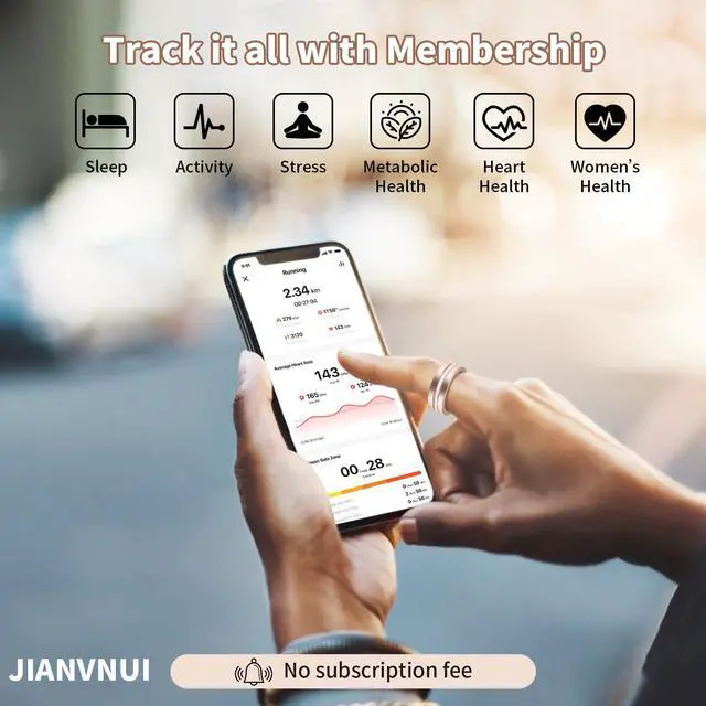 Alt view image 2 of 7 - Wise Time 2025 New Rose Gold/Silver Smart Ring Fitness Tracker Ring - Health Sleep Heart Rate Blood Oxygen Blood Pressure Tracker,Fashionable Diamond Style,IP68, Compatible with iOS,Android US 8