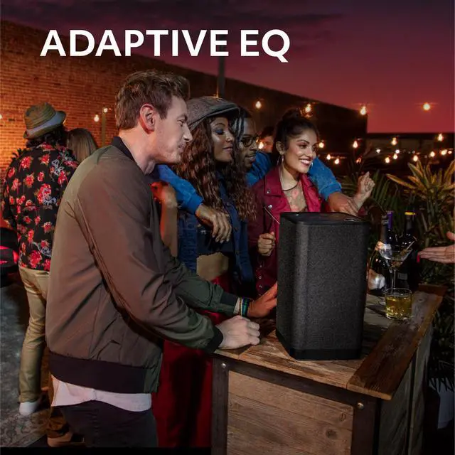 Alt view image 4 of 4 - Ultimate Ears Hyperboom Portable & Home Wireless Bluetooth Speaker Loud Speaker Big Bass Water Resistant IPX4 150 Ft Range USB-C Black