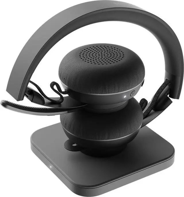 Alt view image 6 of 7 - Zone Wireless Plus Bluetooth Headset Designed for the Open Office | Designed for open office, exceptional sound, flip-to-mute mic, Qi Charging