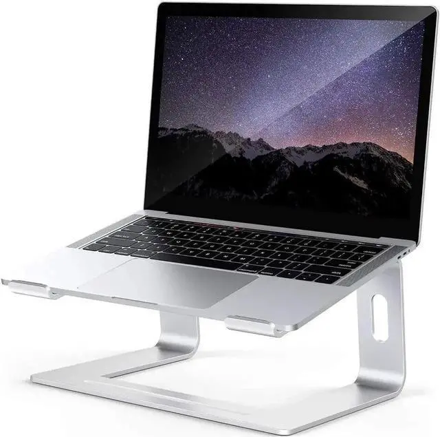 Main image of JVFYI Laptop Stand for Desk Detachable Laptop Riser Notebook Holder Stand Ergonomic Aluminum Laptop Mount Computer Stand Compatible with MacBook Air Pro XPS More 10-18 Laptops