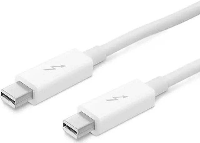 Main image of Thunderbolt 2 to Thunderbolt 2 Cable20Gbps 2M For Apple MacBook Air ProiMac 0.5M black white 0.5M