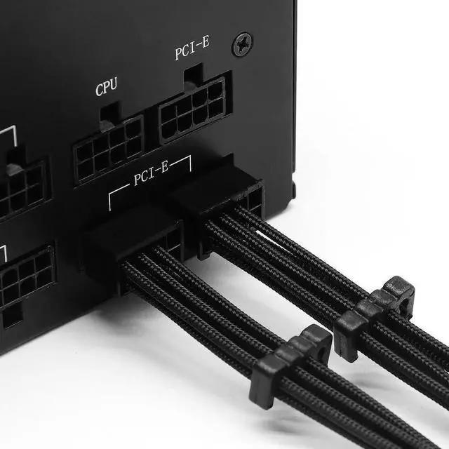 Alt view image 4 of 7 - 12Pin PCI-E to Dual 8Pin PCI-E Graphics Card Power Adapter Cable 12Pin PCI-E to Dual 8Pin PCI-E GPU Cable White