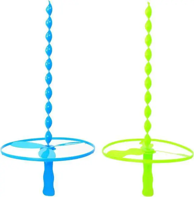 Alt view image 2 of 6 - Toys Flying Discs - Twist Disc Flyer Saucers with Launchers for Party Favors and Prizes Outdoor Toy - 40 Sets
