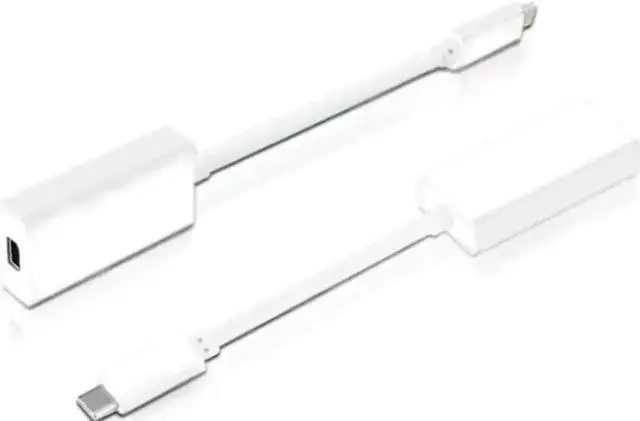 Alt view image 2 of 5 - Thunderbolt 3 To Thunderbolt 2 Adapter Type C Cable USB For Macbook Air Pro& White(1PC)