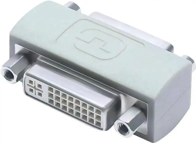 Main image of DTECH DVI Adapter Female to Female DVI-I to DVI-I Coupler to Extend Monitor Cable Compatible with PC Desktop Computer Monitor Projector