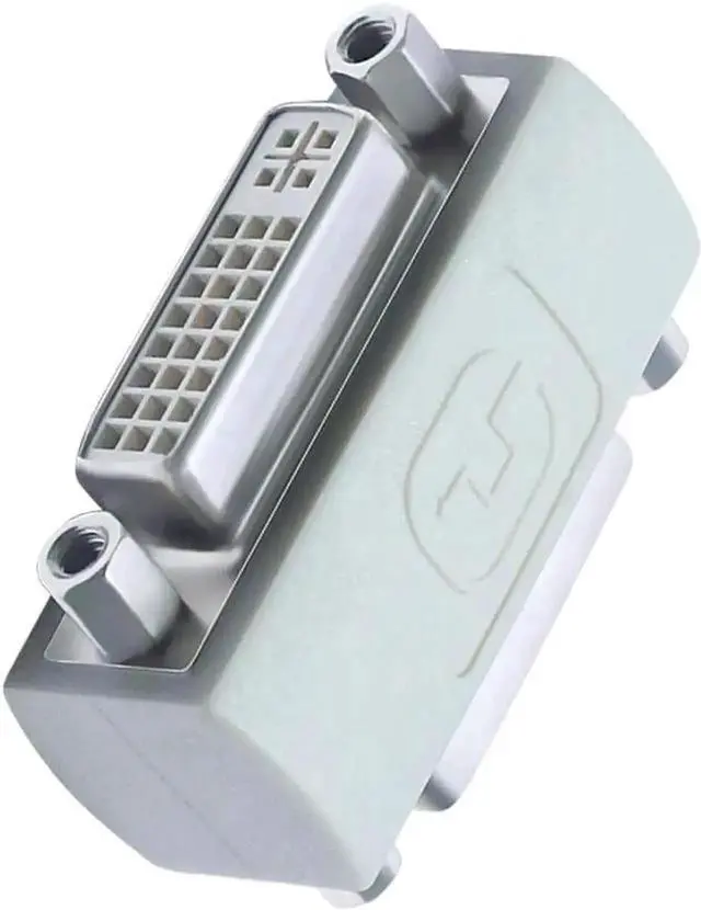 Alt view image 4 of 6 - DTECH DVI Adapter Female to Female DVI-I to DVI-I Coupler to Extend Monitor Cable Compatible with PC Desktop Computer Monitor Projector