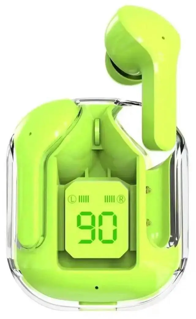 Main image of T6 TWS Earbuds Wireless Blue Tooth 5.0 ENC Sport Gaming Headsets Noise ReductionMic Stereo Headphones with LED Display Earphone Green