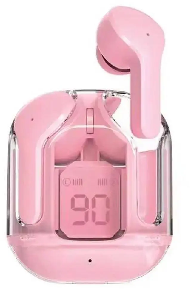 Main image of T6 TWS Earbuds Wireless Blue Tooth 5.0 ENC Sport Gaming Headsets Noise ReductionMic Stereo Headphones with LED Display Earphone Pink