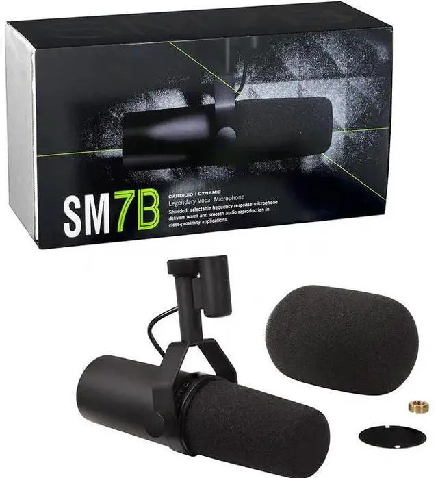 Main image of Sm7b Cardioid Studio Microphone Dynamic Vocal Studio Broadcast Microphone Sure Shur Micro Sm7b