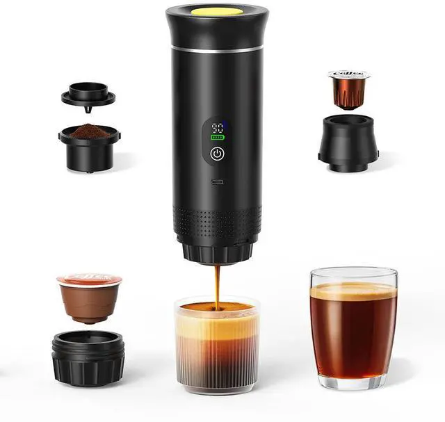 Main image of LED Display Portable Espresso Machine 20Bar 3 in 1 Automatic USB Electric Coffee Maker Machine for Travel Outdoor Camping