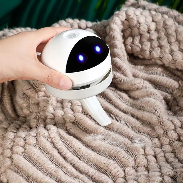 Alt view image 5 of 6 - Rechargeable Handheld Mini Crumb Vacuum Cleaner Desktop Dust Sweeper Cordless Dusting Brush for Keyboard Car Home Office Drawer