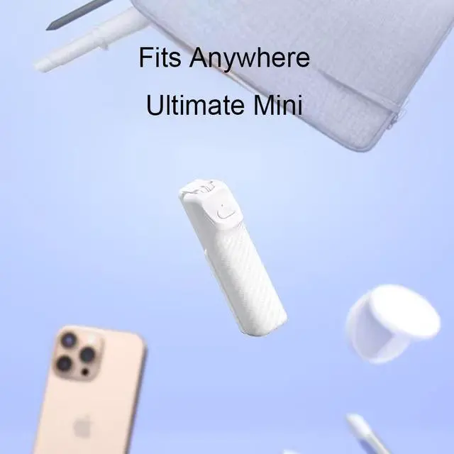 Alt view image 3 of 7 - DUCSUAL Selfie Stick Convenient and Selfie Stick with Tripod Bluetooth Control Mobile Phone Mini Selfie Stick i10|selfie stick with tripod|White