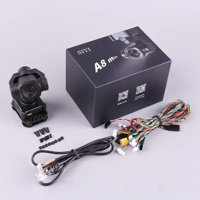 Alt view image 2 of 4 - A8 Mini 4K 8MP Ultra HD 6X Digital Zoom Gimbal Camera with 1/1.7' Sensor 95g Lightweight 55x55x70mm RC Parts & Accs