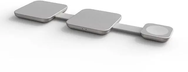 Main image of Design Multi Function Charging Adapter 3-in-1 15W Fast Charging Foldable Magnetic Wireless Charger Stand