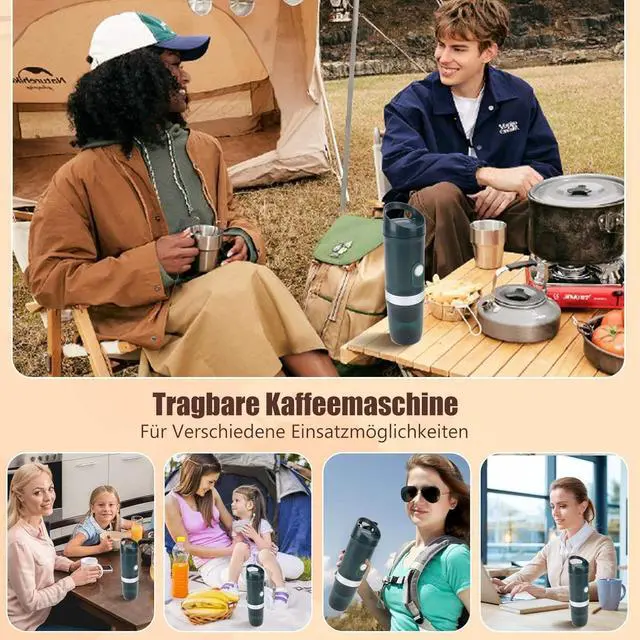 Alt view image 4 of 5 - Mini Espresso Coffee Machine French Stainless Steel 9600mAH Rechargeable Battery ODM OEM Personalized Customization Compact