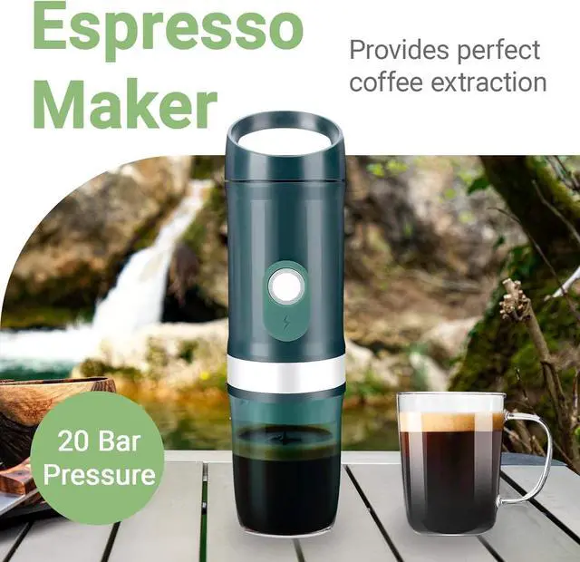 Alt view image 2 of 5 - Mini Espresso Coffee Machine French Stainless Steel 9600mAH Rechargeable Battery ODM OEM Personalized Customization Compact