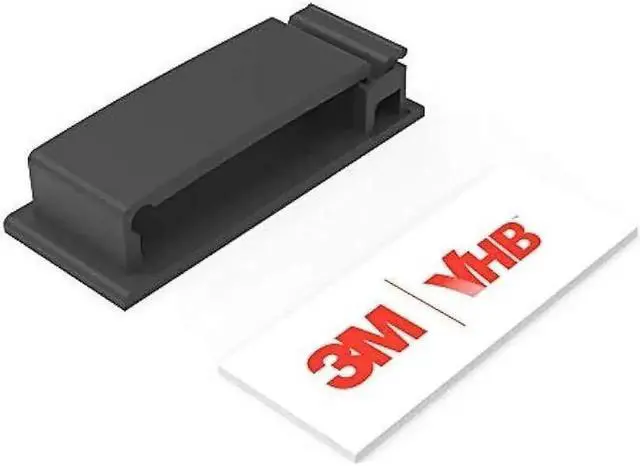 Alt view image 5 of 6 - Cable Clips with Strong Self-Adhesive, Multipurpose Wire Clamps for Cable Management and Cable Runs, TV PC Wire Holder Sticky Tidy - (20pcs)