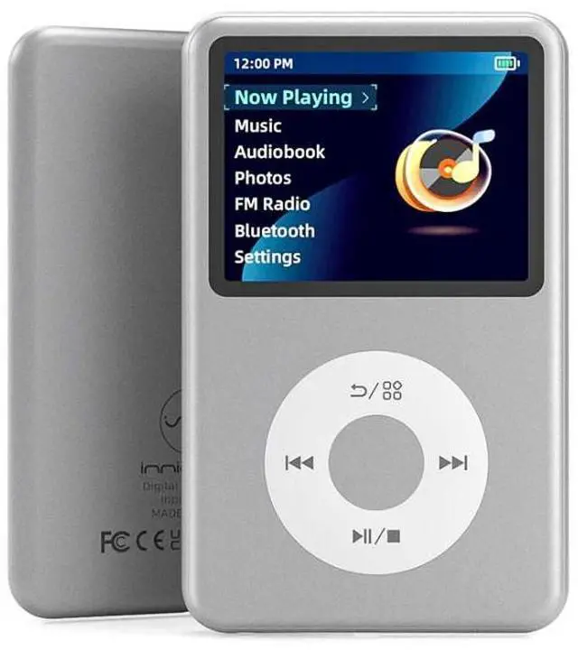 Alt view image 4 of 6 - Y1 HiFi Lossless Sound 128GB Music MP3 MP4 Player Touch Screen TFT Kids Earphone Plastic Kids Gift Support WAV Audio Gray