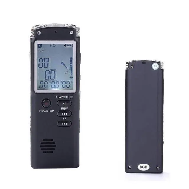 Alt view image 4 of 5 - Digital Voice Recorder Audio Recorder T60 Dictaphone Walkman MP3 Player VOR Big Screen Good Quality Audio Sound