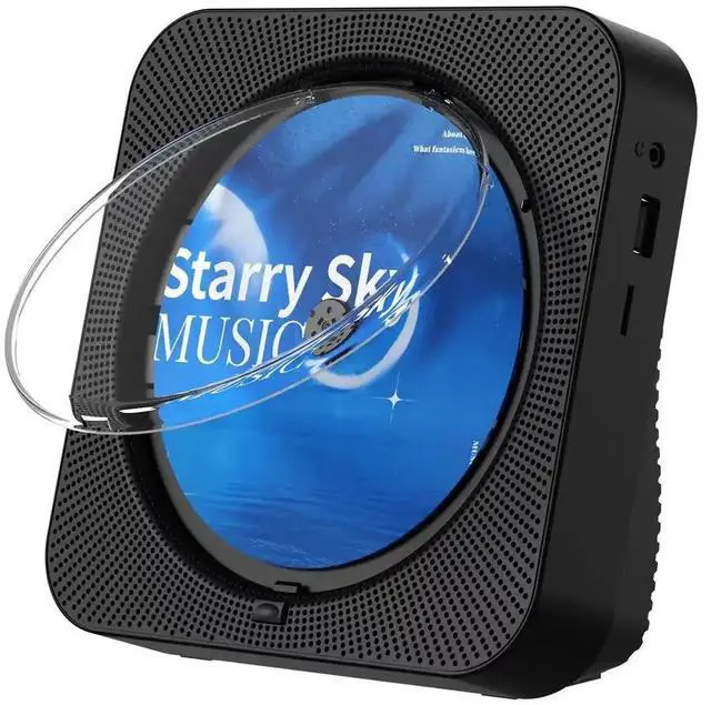 Main image of Portable Home CD/DVD/VCD Player with Best Multi-Functional Features Black