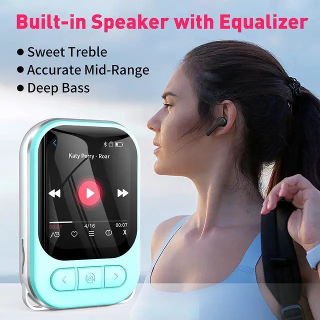 Alt view image 6 of 6 - M160 Blue 1.96 Inch Full Touch Screen Portable Walkman Mp4 Video Player Photo Radio Music for 5.3 >20 Hours Battery Pink