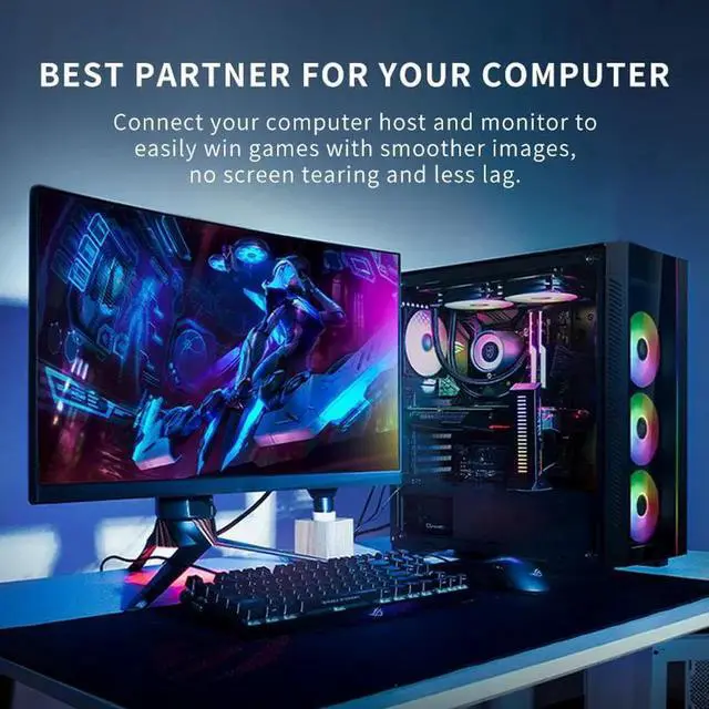 Alt view image 7 of 7 - 3FT/6FT/10FT/15FT/30FT VGA Cable VGA Male to Male Cable 1920x1200 Cable 15 Pin Cord Wire Braided Shielding for Computer Monitor Projector VGA Cable ideal for Gaming Office (15 ft) .