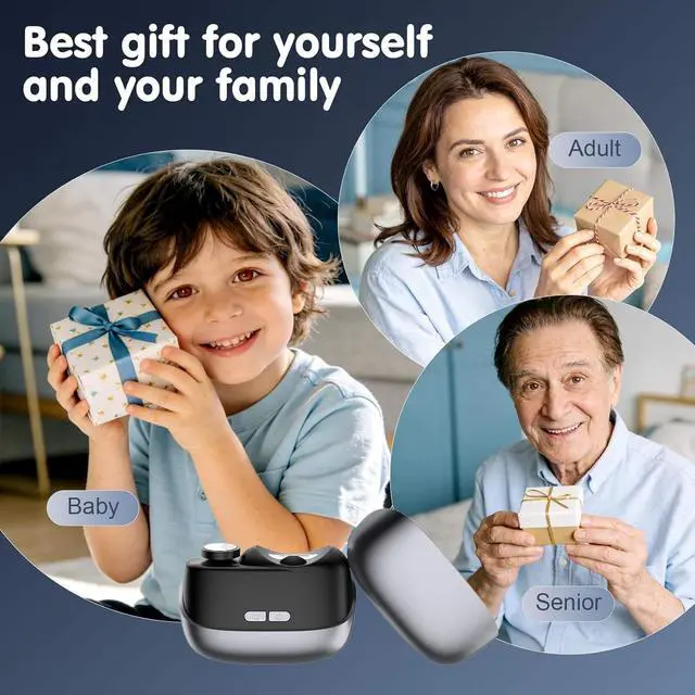 Alt view image 2 of 7 - 2 in 1 USB Charging Electric Nail Grinder and Polisher Intelligent Automatic Multifunctional Toe Finger Nail Clipper White