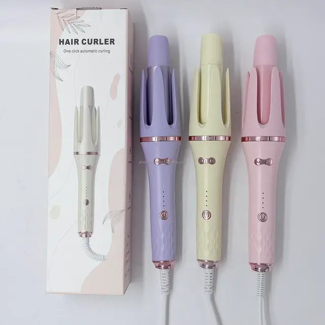 Alt view image 5 of 5 - Ceramic Automatic Rotating Hair Curler Customized Logo Best Seller with Electric Power Source Portable Feature Purple US