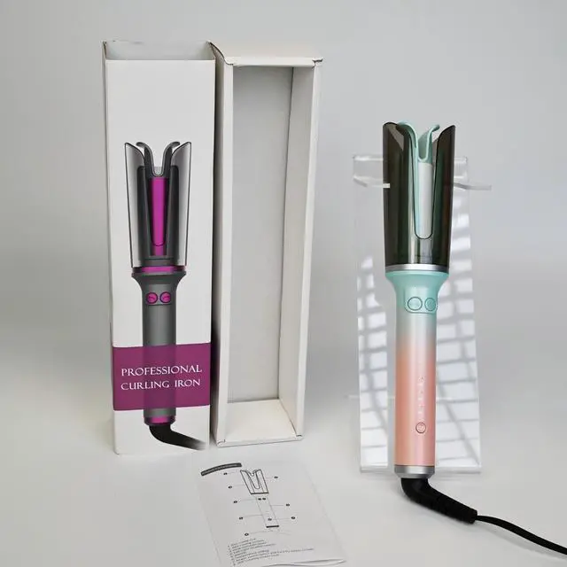 Alt view image 6 of 7 - Intelligent Professional Salon Auto Rotating Anion Curling Iron Anti Scalding Fast Heating Automatic Hair Curling Iron UK