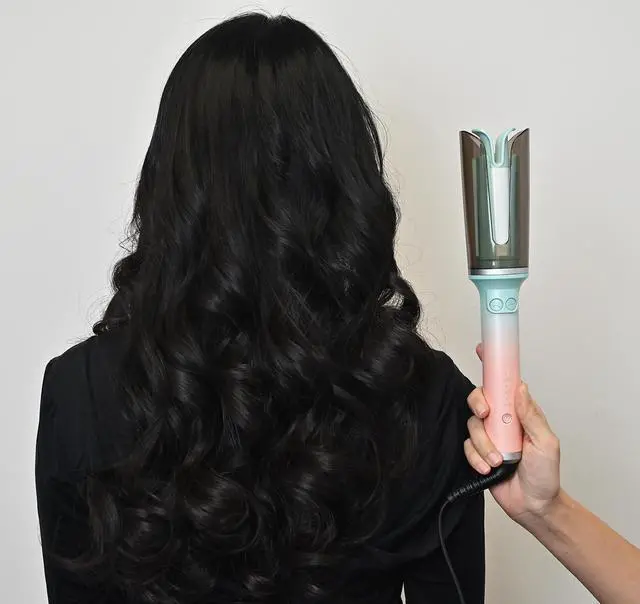 Alt view image 5 of 7 - Intelligent Professional Salon Auto Rotating Anion Curling Iron Anti Scalding Fast Heating Automatic Hair Curling Iron UK