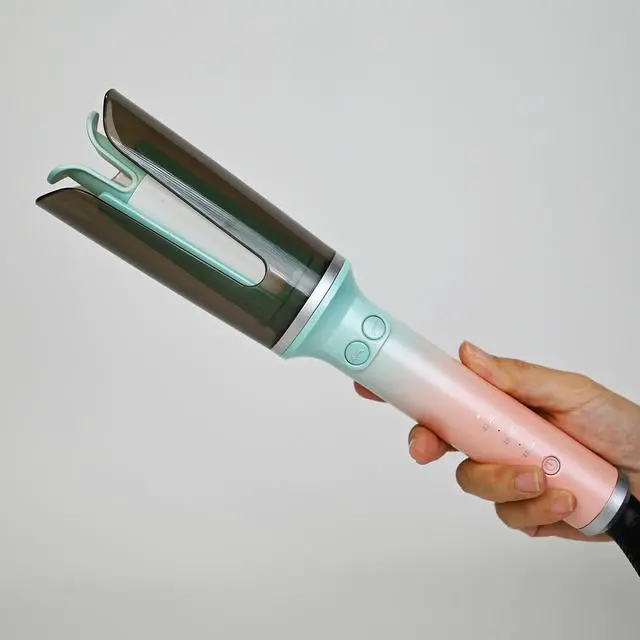 Alt view image 3 of 7 - Intelligent Professional Salon Auto Rotating Anion Curling Iron Anti Scalding Fast Heating Automatic Hair Curling Iron UK